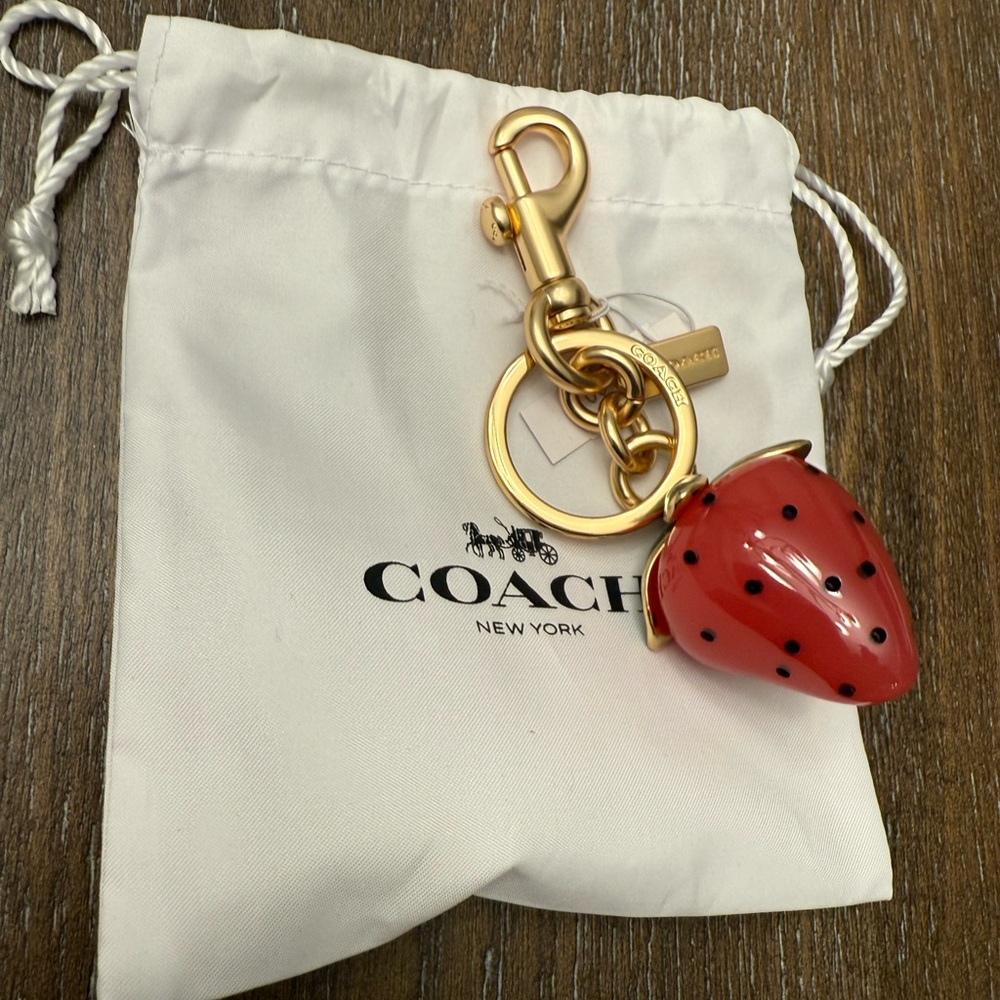 SOLD Coach Strawberry Charm